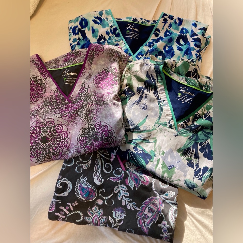 Healing hands scrub top bundle